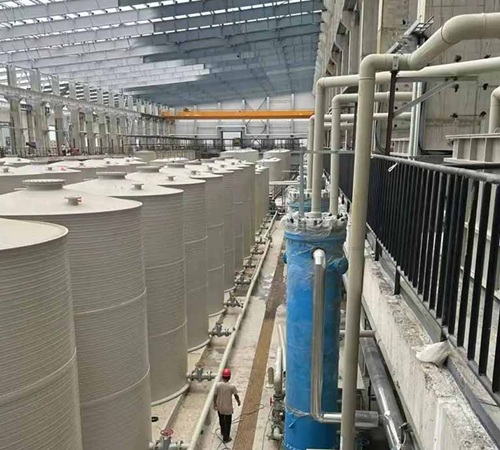 废气处理系统中液体吸收剂的循环